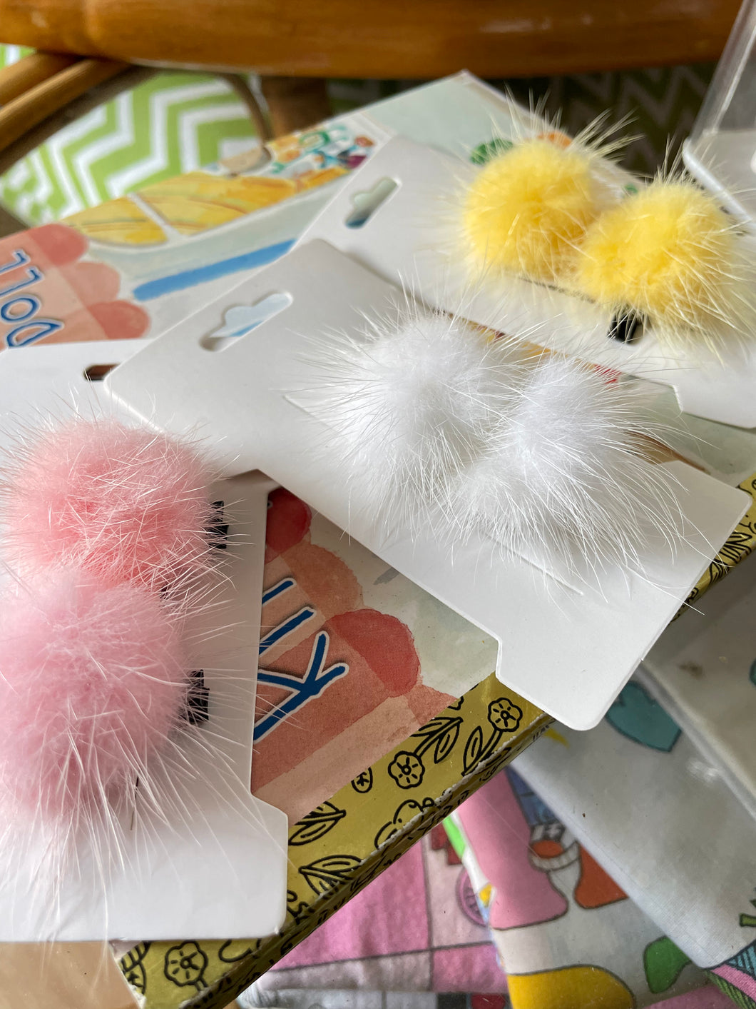 Cotton Tail - Hair Clips