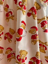 Santa's Teddy - Flutter Sleeve Dress