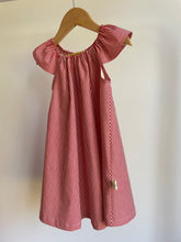 Candy Cane Stripe - Flutter Sleeve Dress