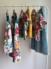 Ellie's Garden Floral - Button Shoulder Dress