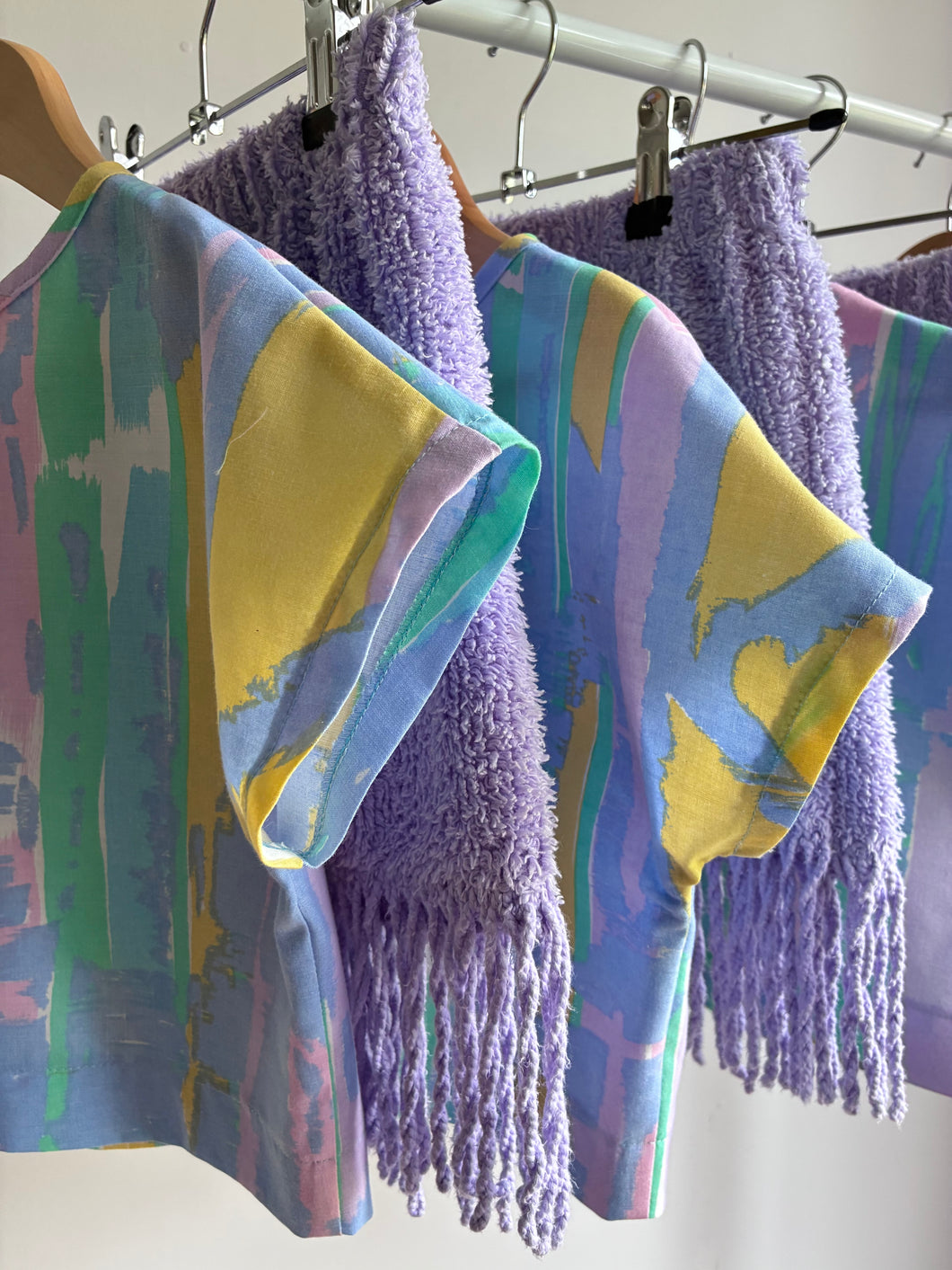 Purple Chenille - Short Set