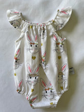 White Rabbit - Flutter Sleeve Romper