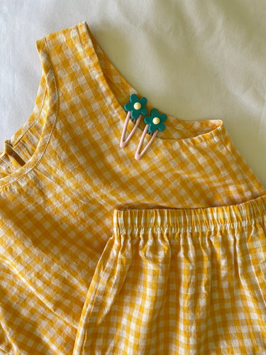 Yellow Gingham - Holiday Set