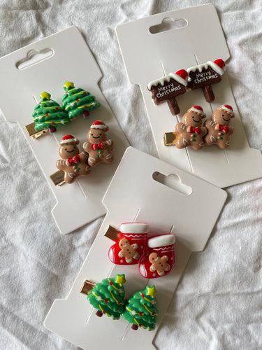 Christmas Clips - Pair