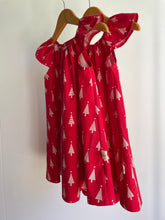 Christmas Tree - Flutter Sleeve Dress