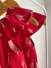 Christmas Tree - Flutter Sleeve Dress