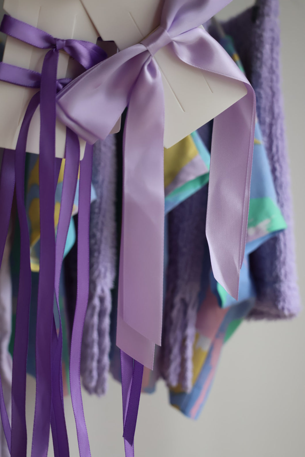 Purple Hair Ribbons