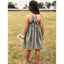 Linen - Spaghetti Strap Dress