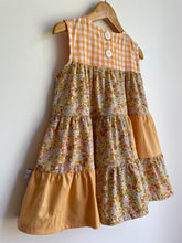 ‘Tabitha’ - Orange Tiered Smock
