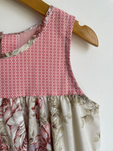 'Matilda' (Rose) - Tiered Smock Dress