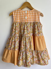 ‘Tabitha’ - Orange Tiered Smock