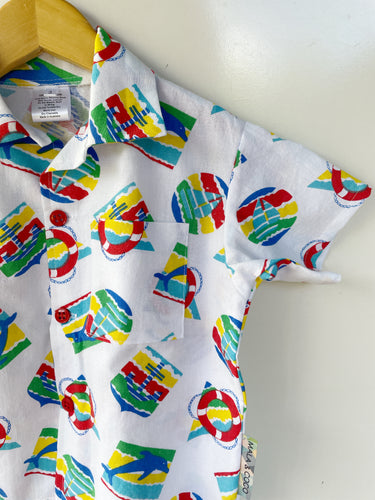 'Party Boat' - Button Up Shirt