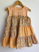 ‘Tabitha’ - Orange Tiered Smock