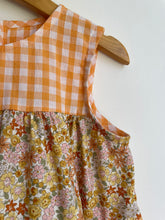 ‘Tabitha’ - Orange Tiered Smock